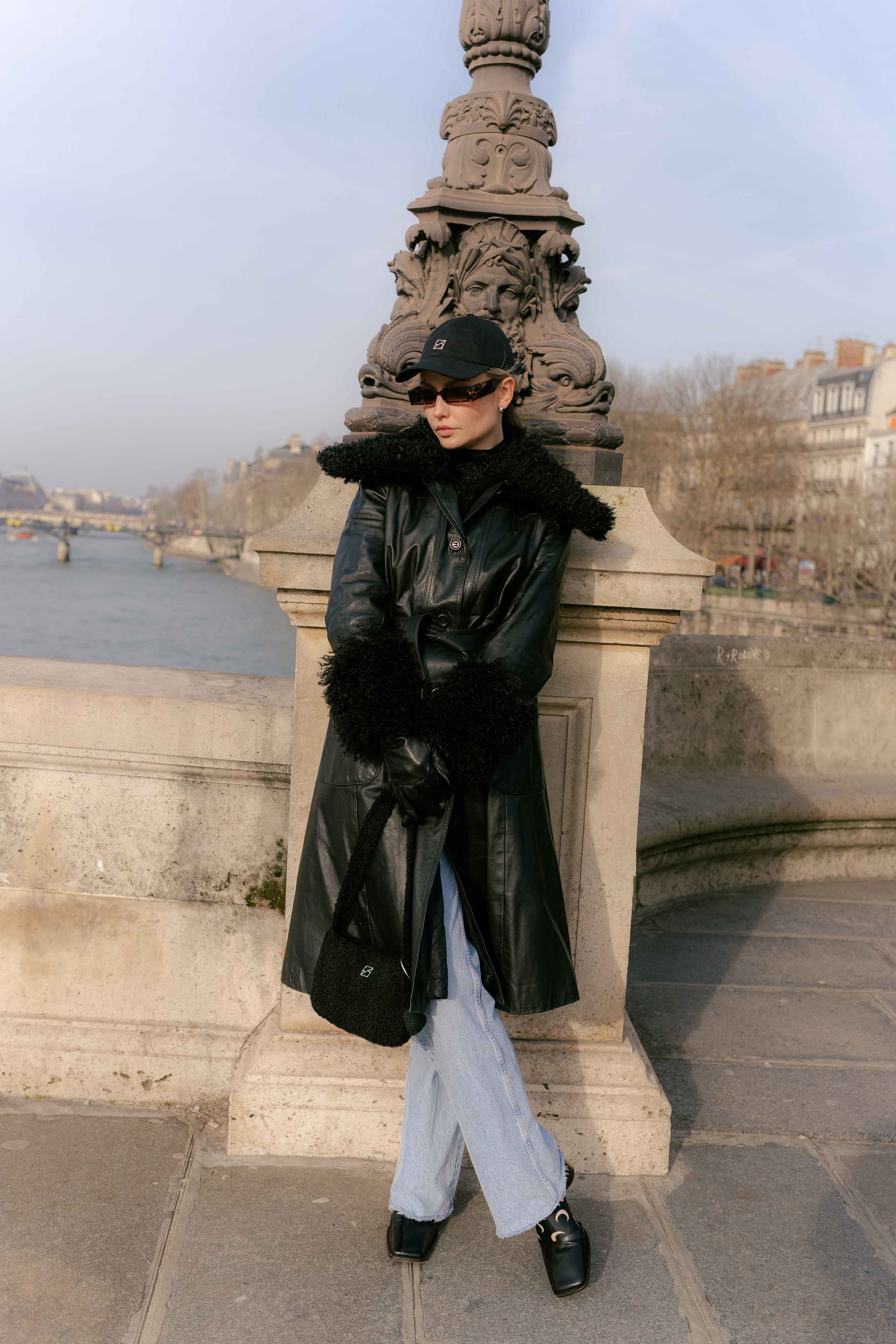 Black baseball cap with optional silk accessory — view 16