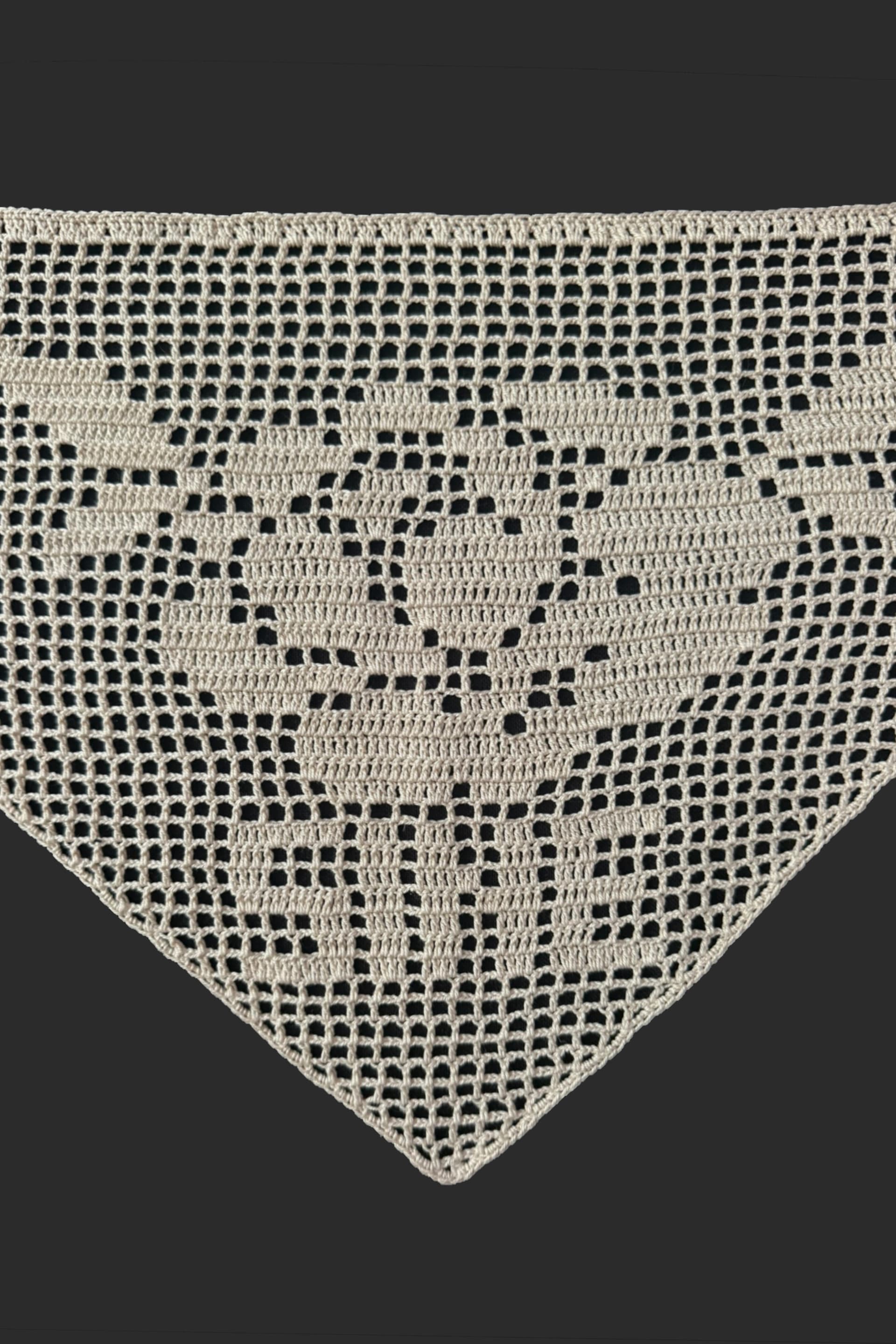 Small Handmade Cotton Scarf — view 2