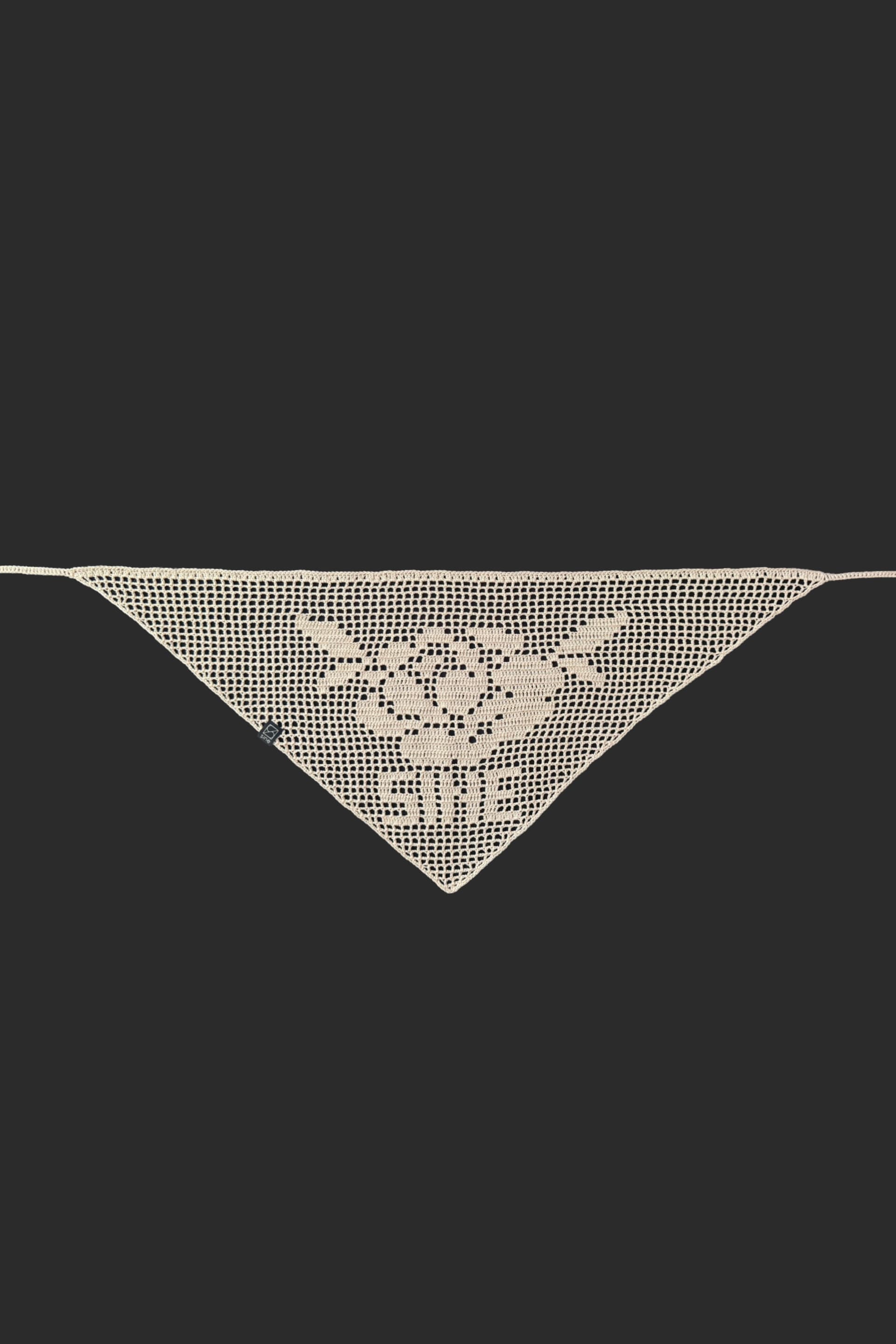 Small Handmade Cotton Scarf — view 1