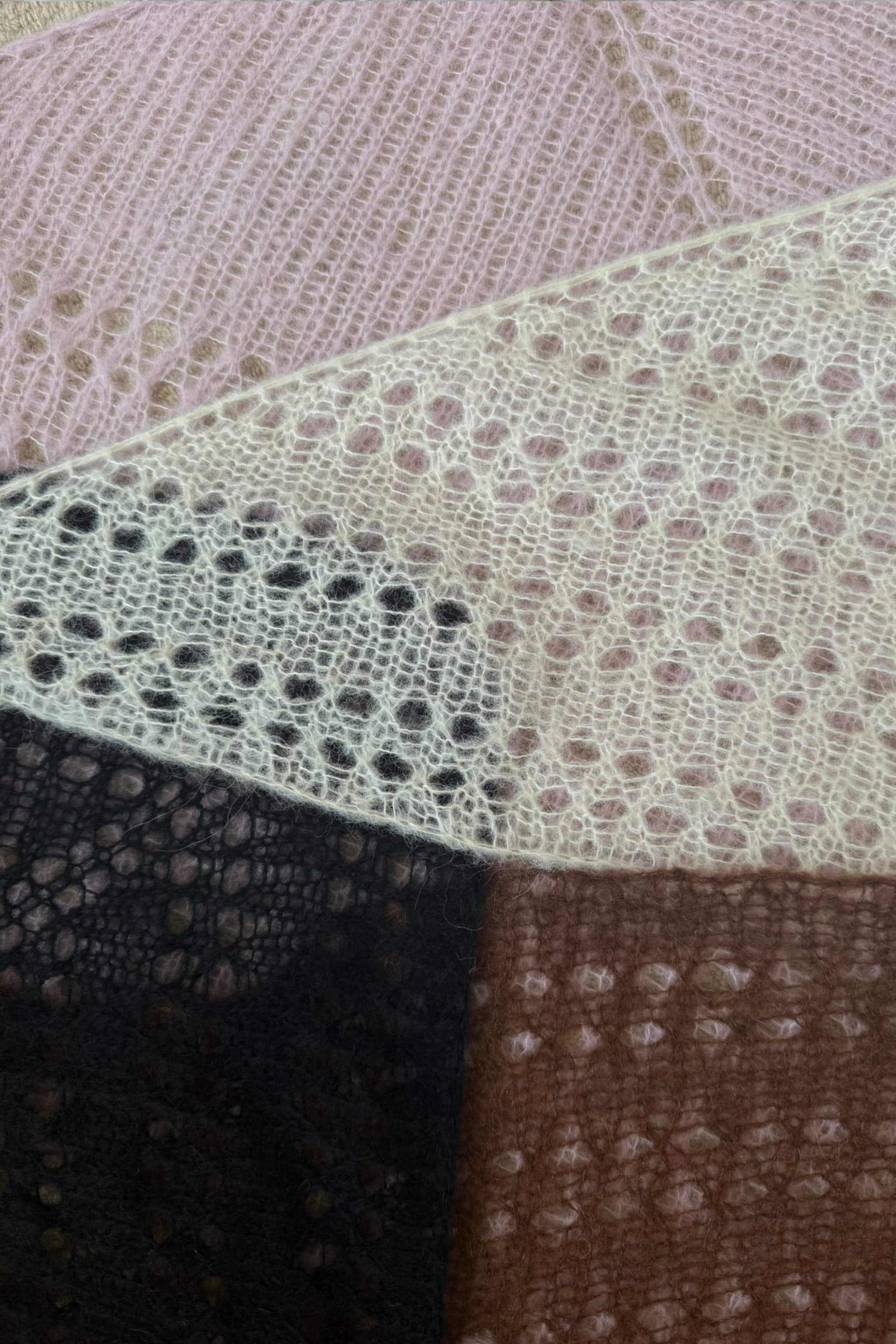 Large Silk & Alpaca Shawl - various colors — view 5