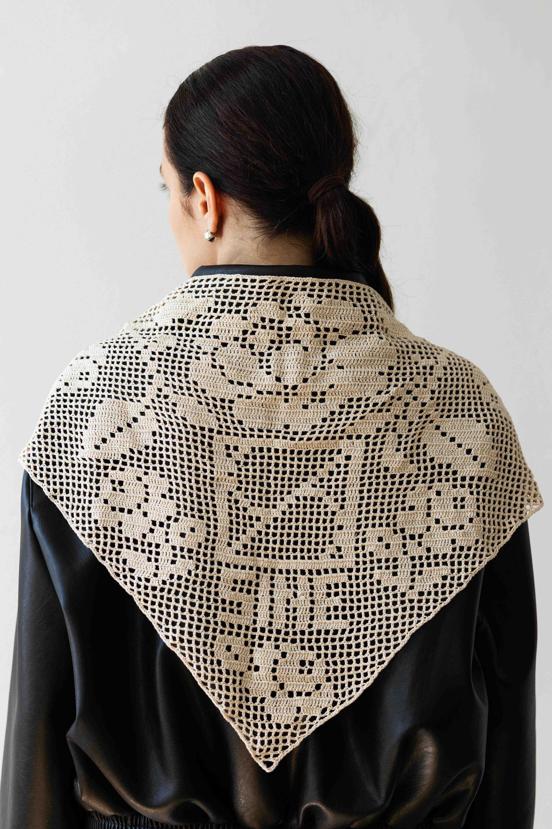 Handmade Cotton Scarf — view 1