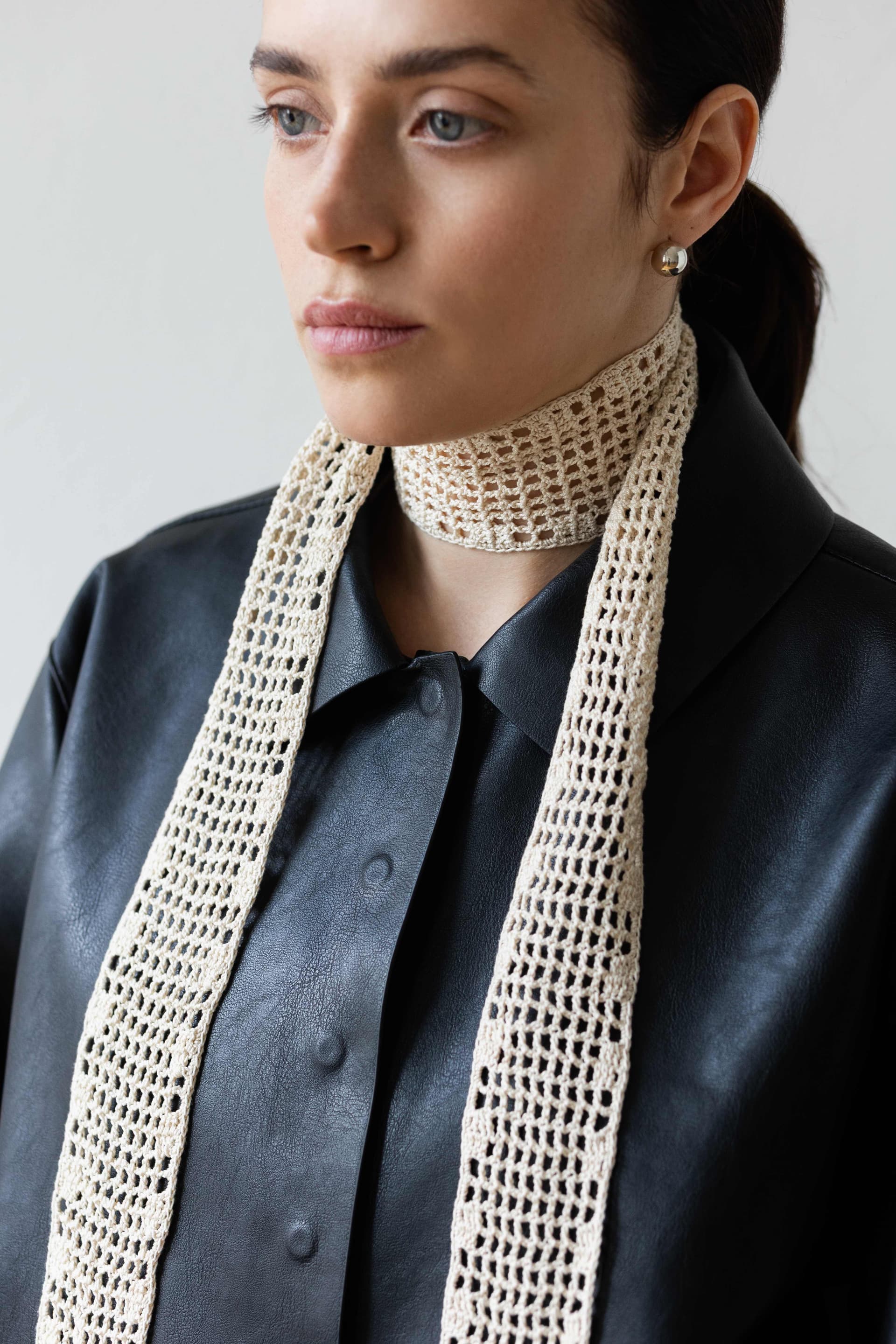 Handmade Cotton Scarf/Ribbon