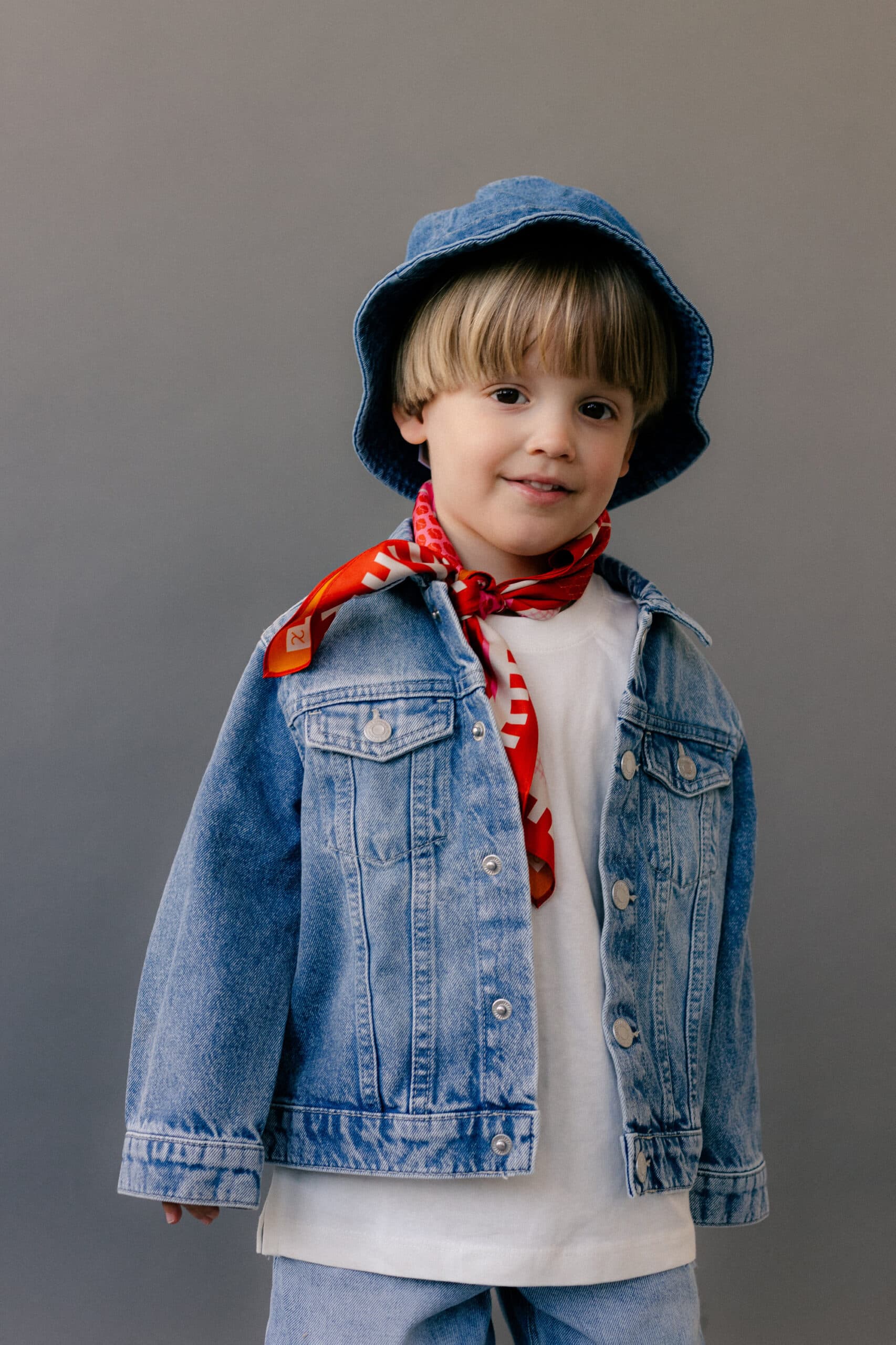 Jedwabna apaszka dwustronna 53 cm | PATCHWORK