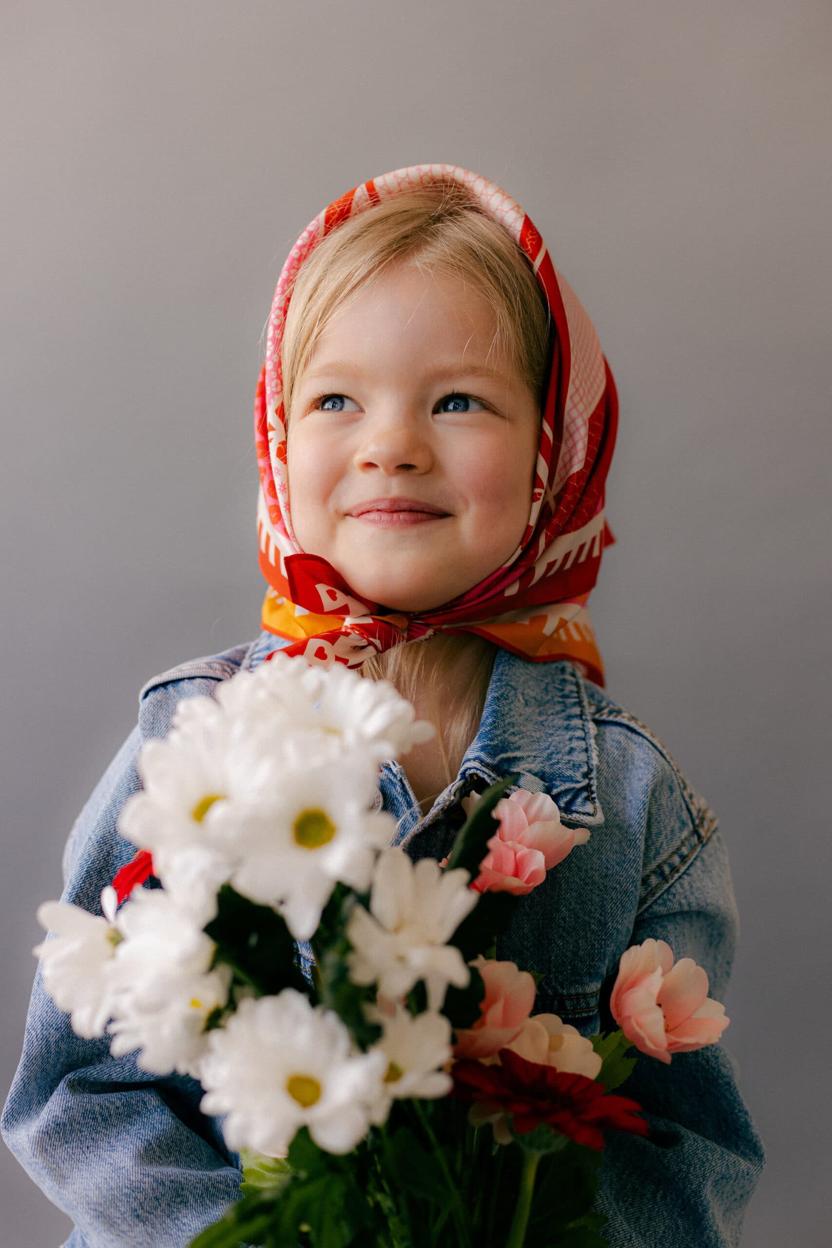 Jedwabna apaszka dwustronna 53 cm | PATCHWORK