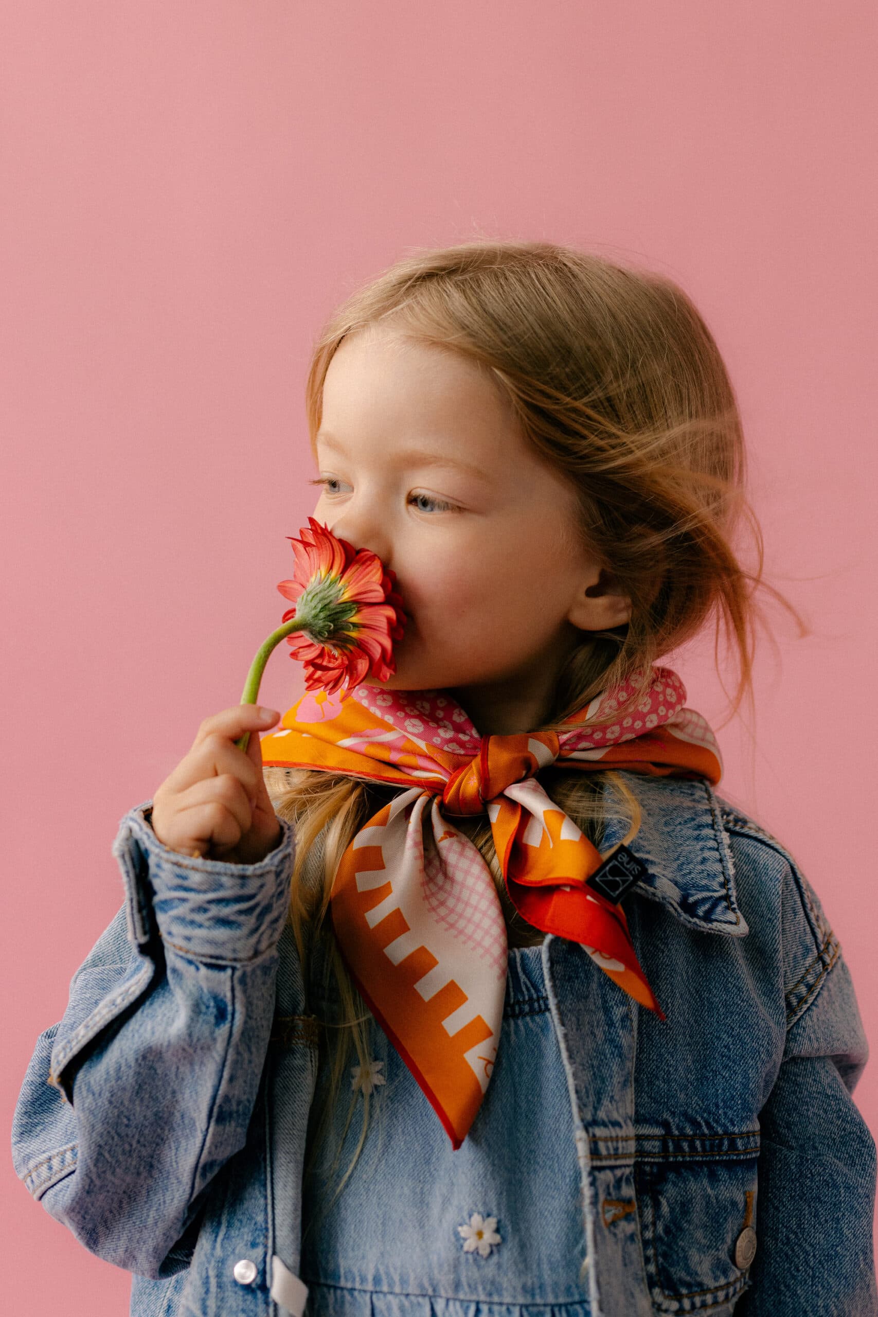 Jedwabna apaszka dwustronna 53 cm | PATCHWORK