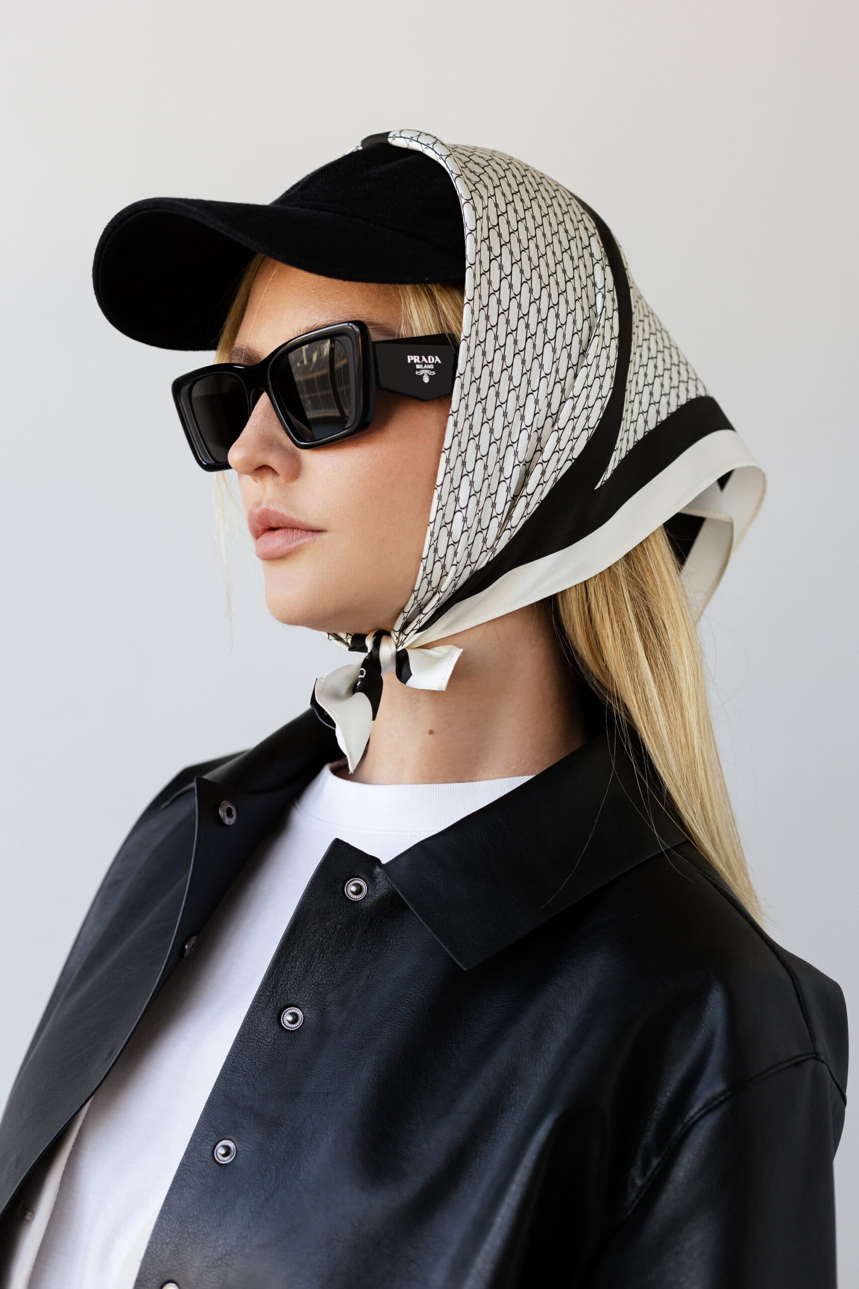 Jedwabna apaszka 53 cm | Sine Silk CLASSIC CREAM