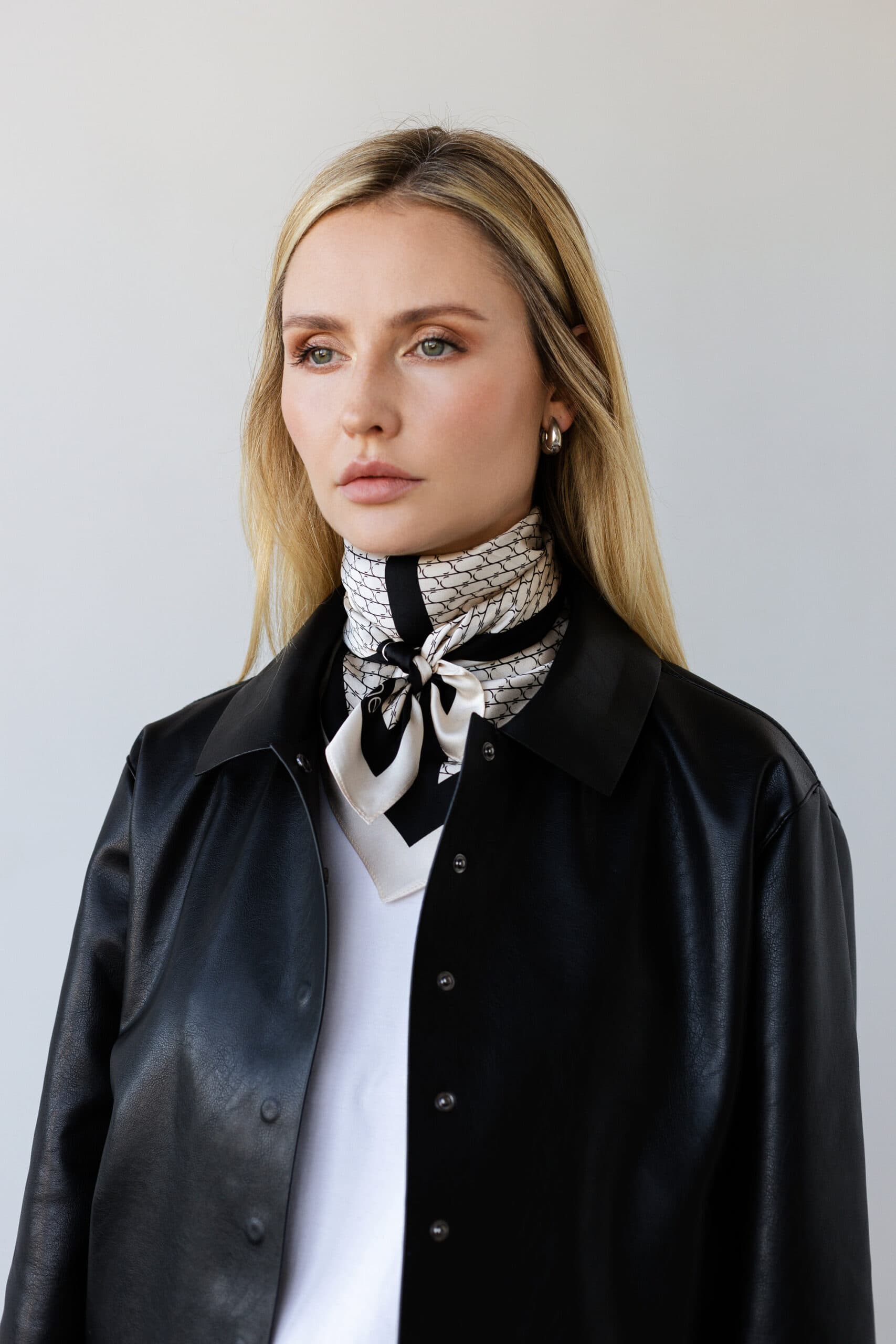 Silk Scarf 65 cm | Sine Silk CLASSIC CREAM — view 2