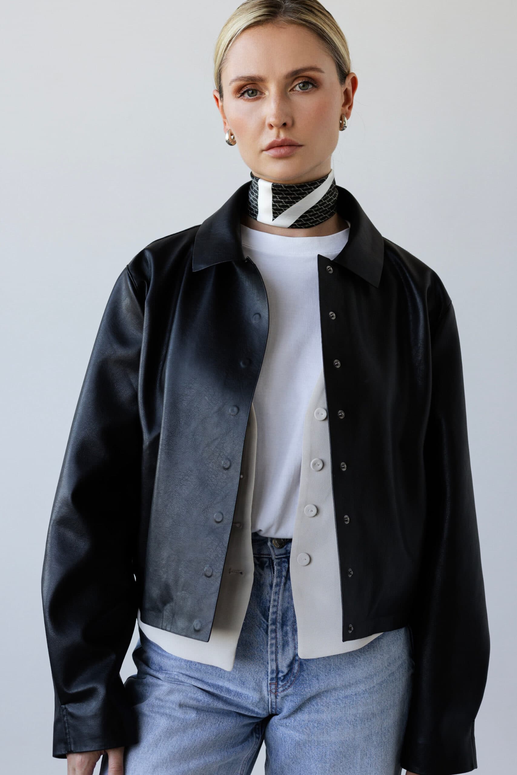 Silk Scarf 53 cm | Sine Silk CLASSIC BLACK — view 7