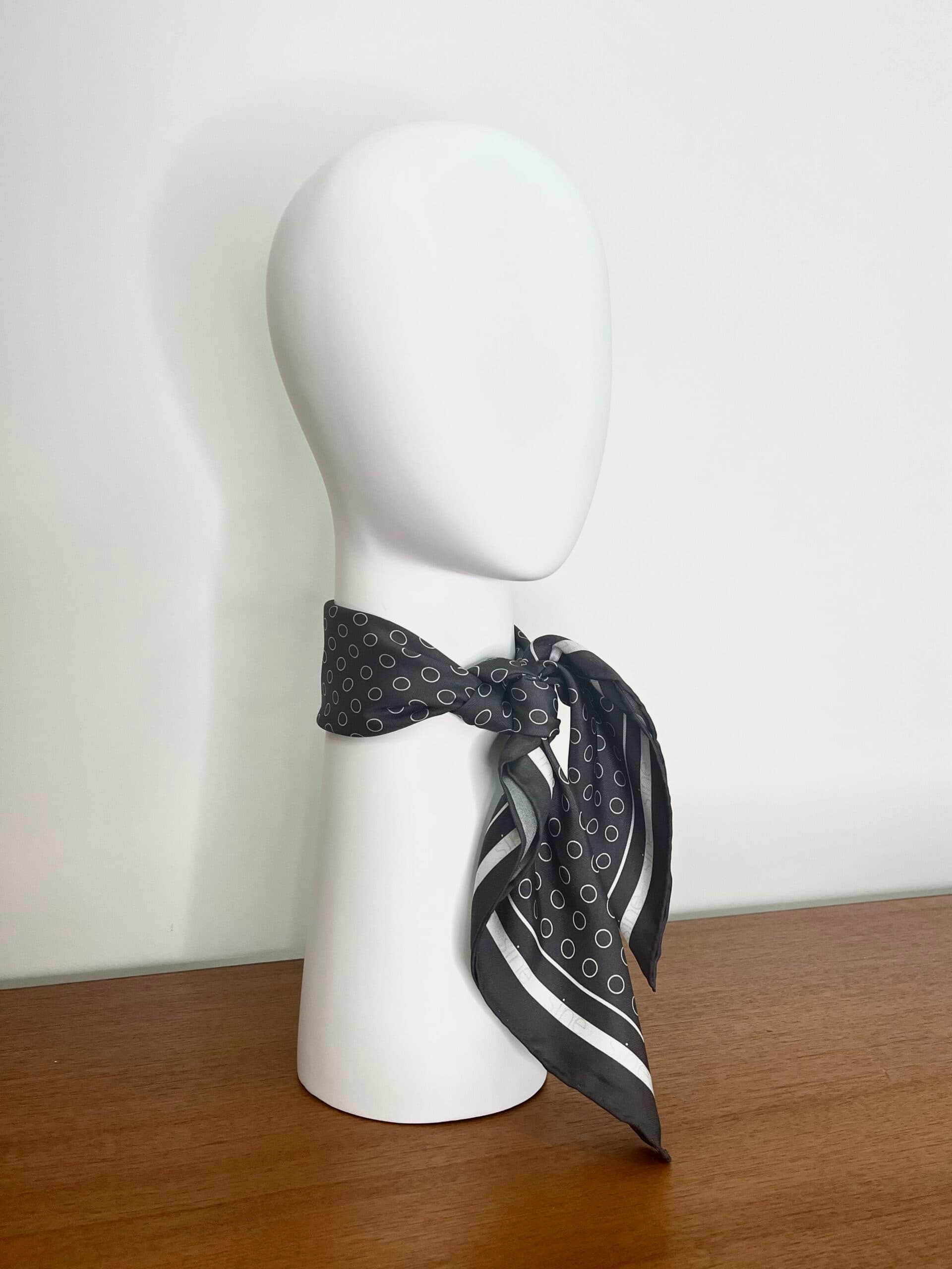 Silk scarf 65 cm | POLKA DOT - sample sale — view 6