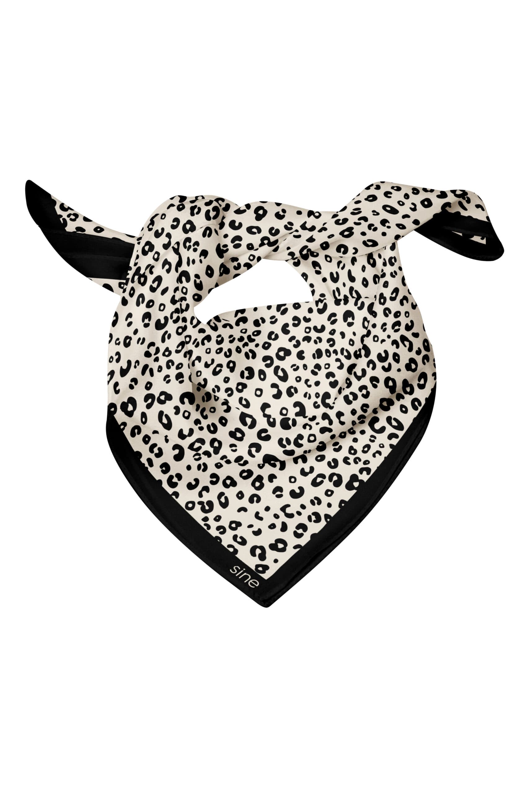 Jedwabna apaszka 53 cm | MOTYW ZWIERZĘCY