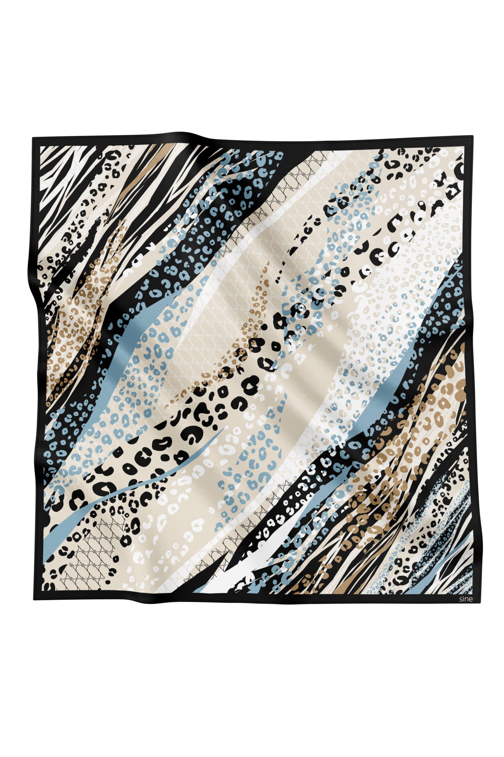 Silk Scarf 90 cm | WAVE — view 1
