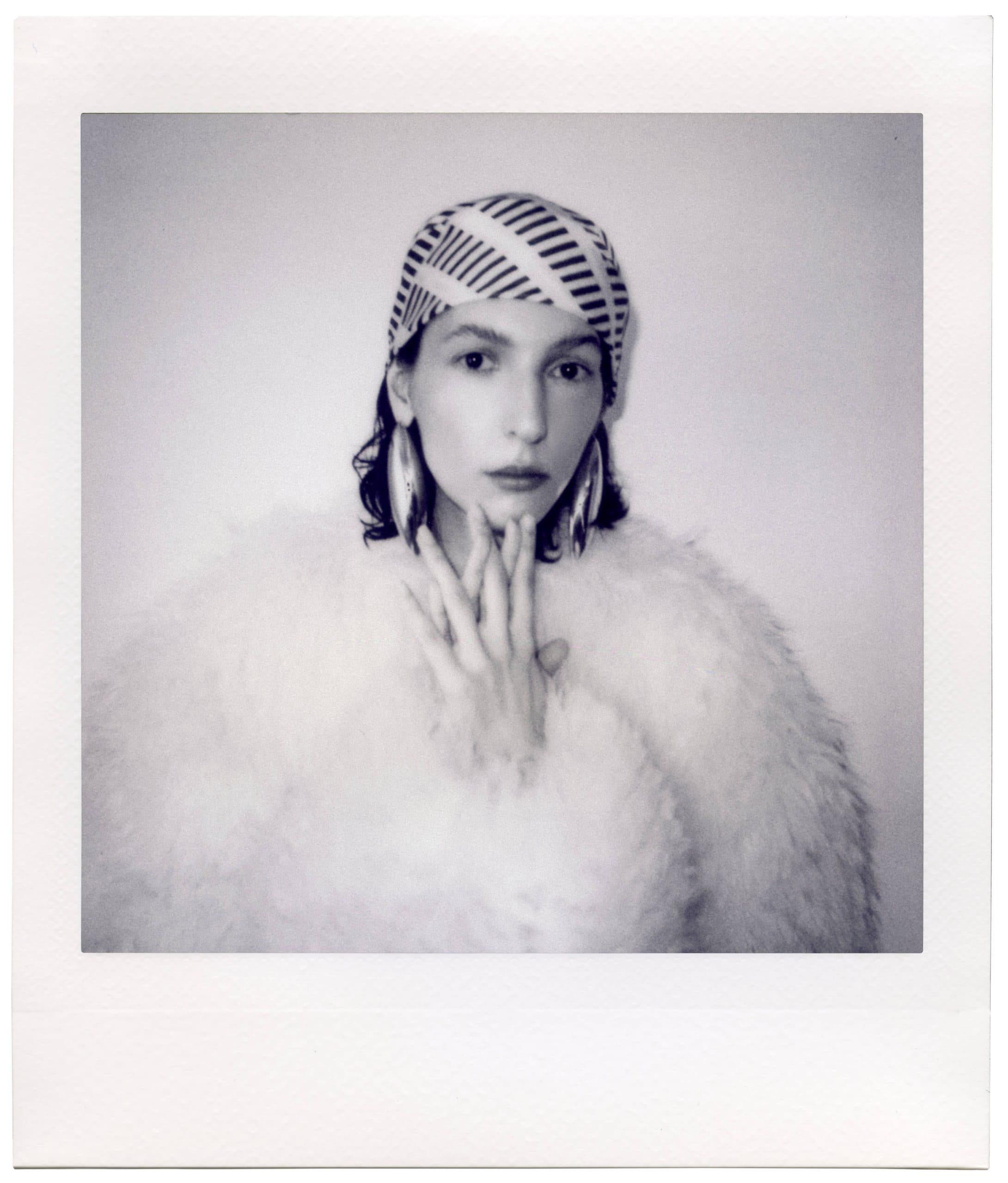 Jedwabna apaszka dwustronna 65 cm | Geometria 001