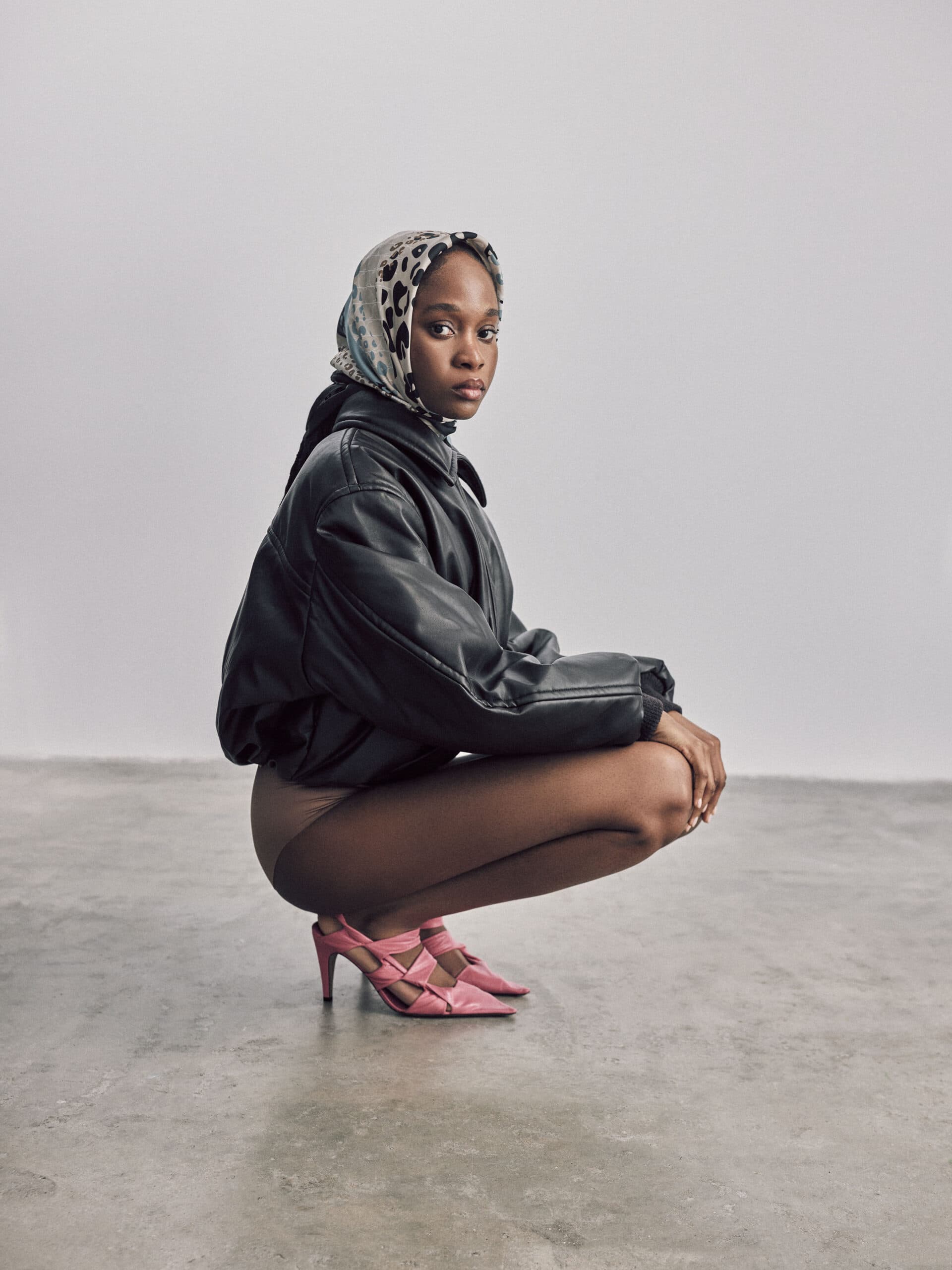 Jedwabna apaszka 90 cm | FALA