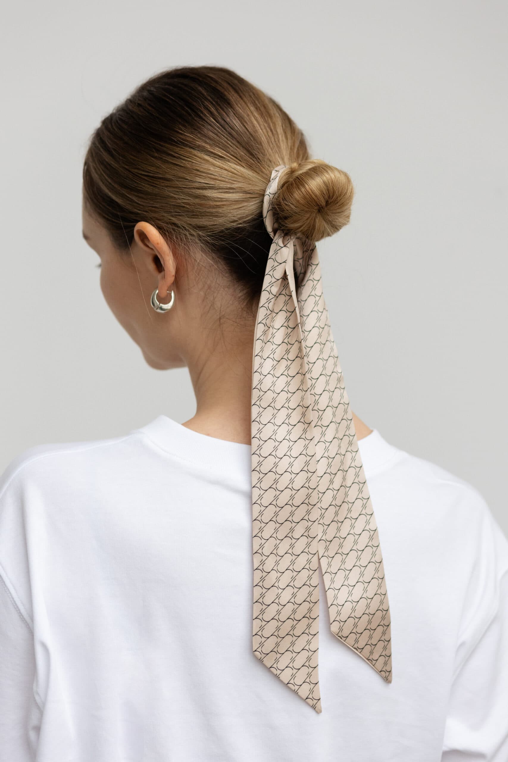 Silk Twilly 95 cm | Sine Silk CREAM