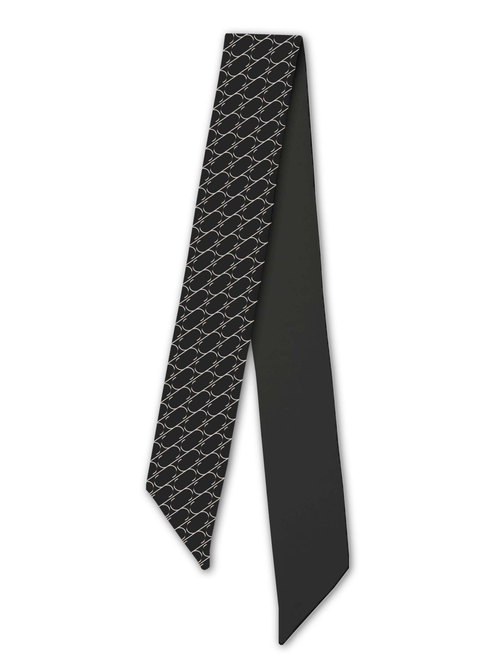 Silk Twilly 95 cm | Sine Silk BLACK